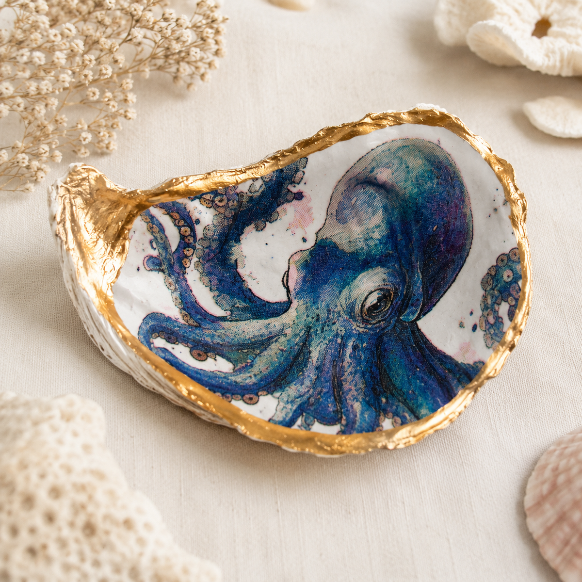 Salt & Gold | Handcrafted Decorative Oyster
